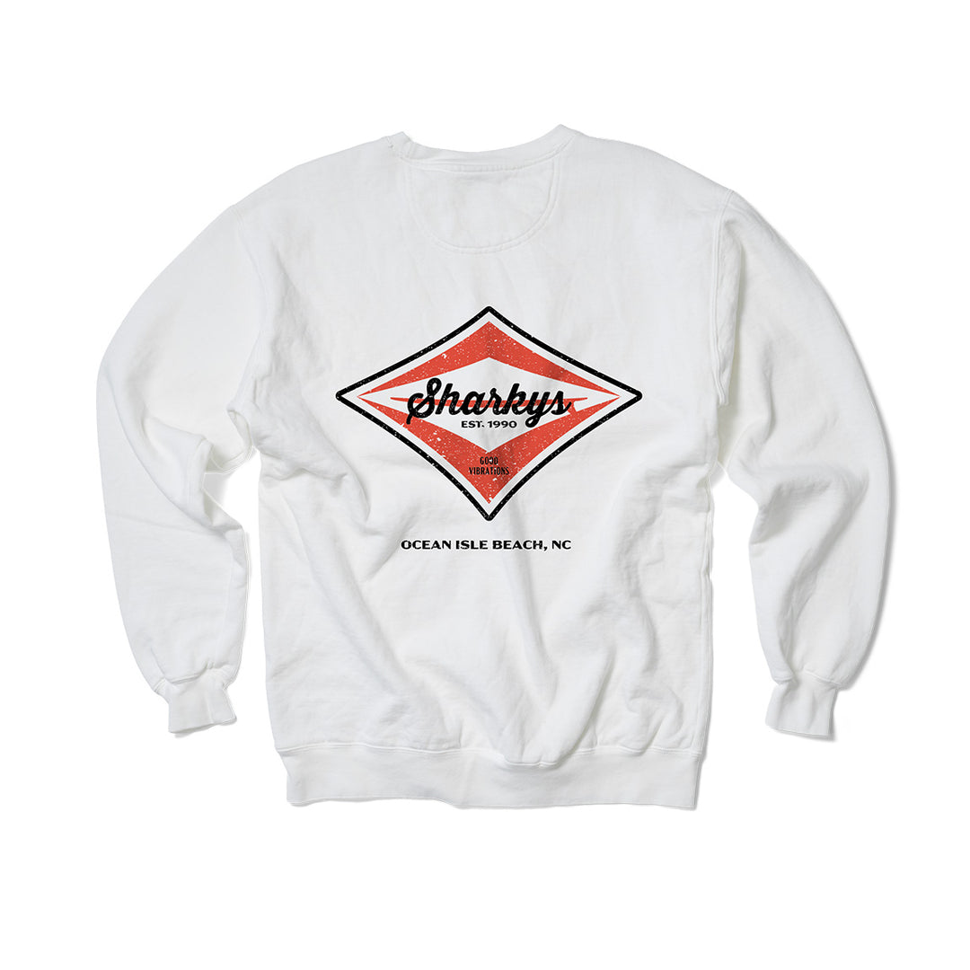 Sharky's Unisex Good Vibrations Crewneck