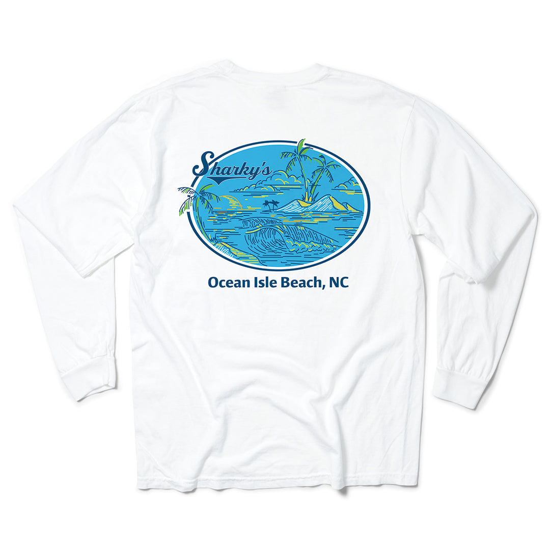 Sharky's Unisex Coastal Longsleeve Tee