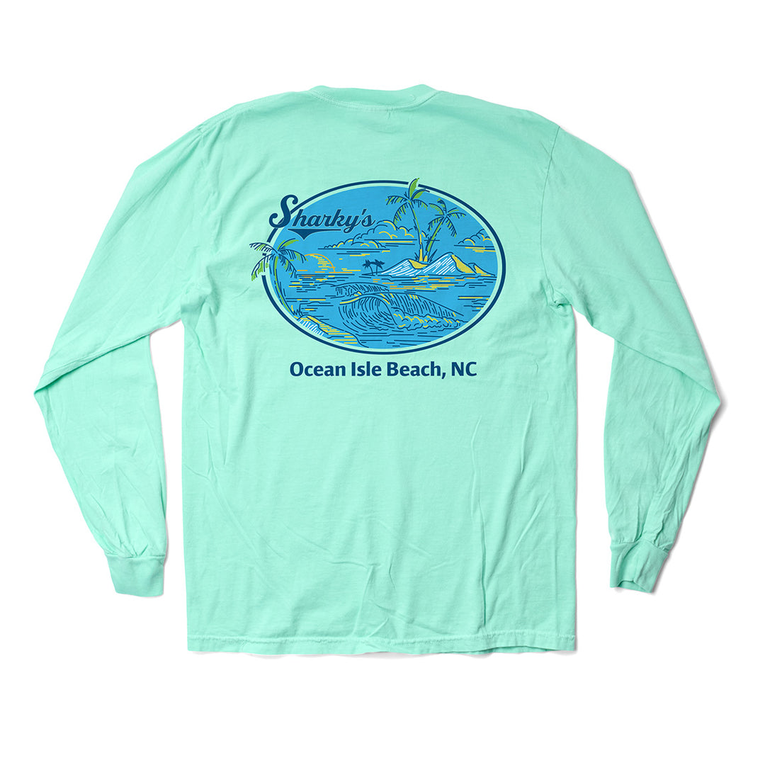 Sharky's Unisex Coastal Longsleeve Tee