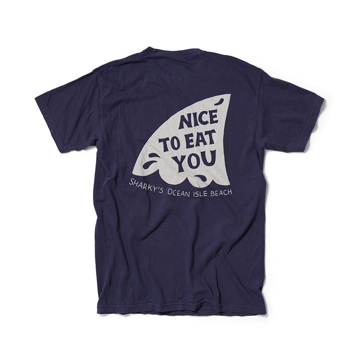 Sharky's Unisex Nice To Eat You Tee