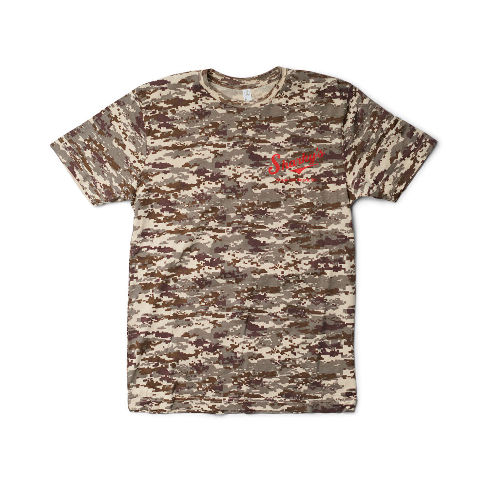 Sharky's Unisex Camo Tee