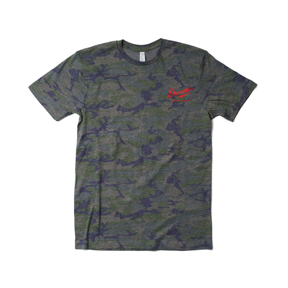 Sharky's Unisex Camo Jersey Tee