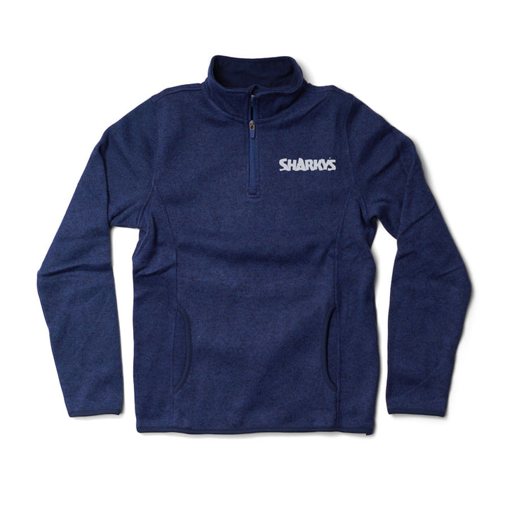 Sharky's Mens Embroidery Logo Fleece Pullover