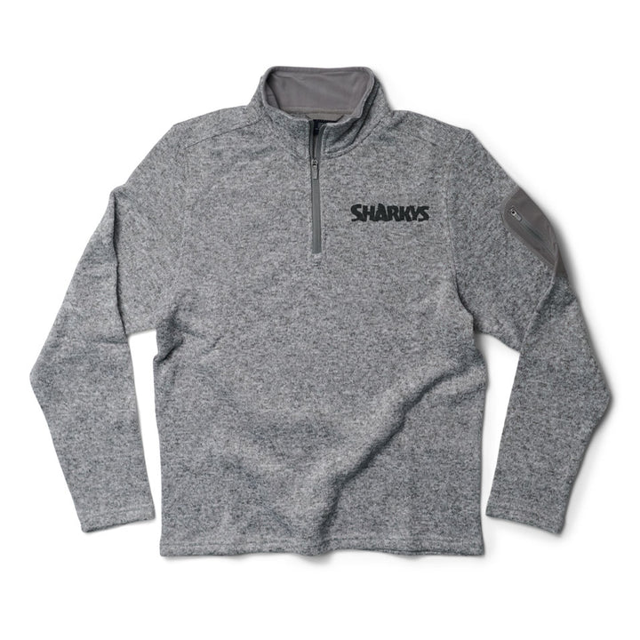 Sharky's Mens Embroidery Logo Fleece Pullover