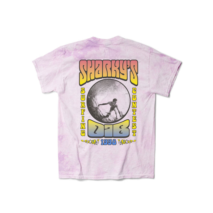 Sharky's Unisex Surf Contest Tie Dye Tee