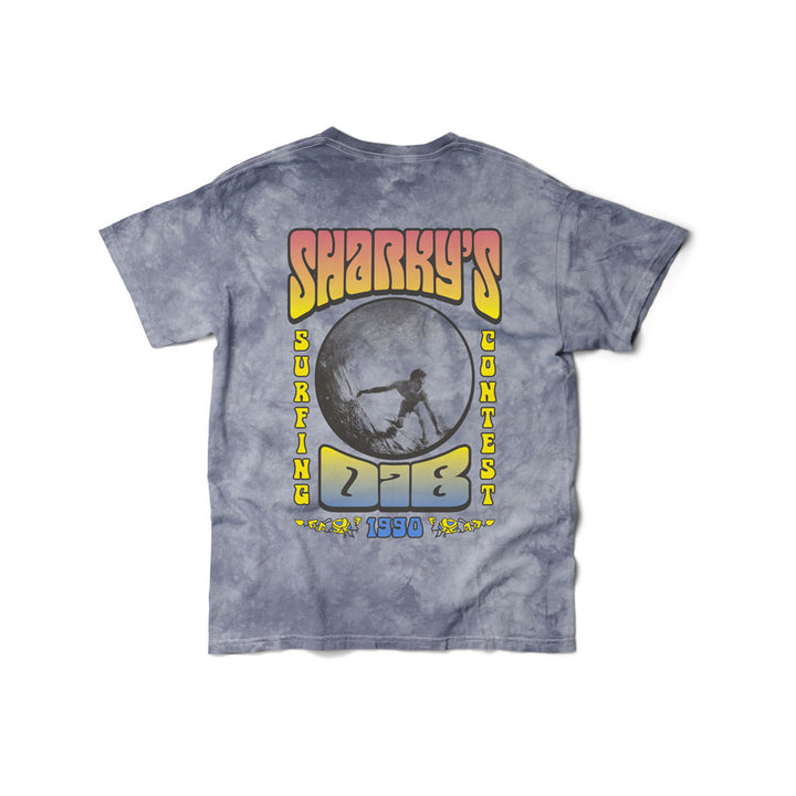 Sharky's Unisex Surf Contest Tie Dye Tee