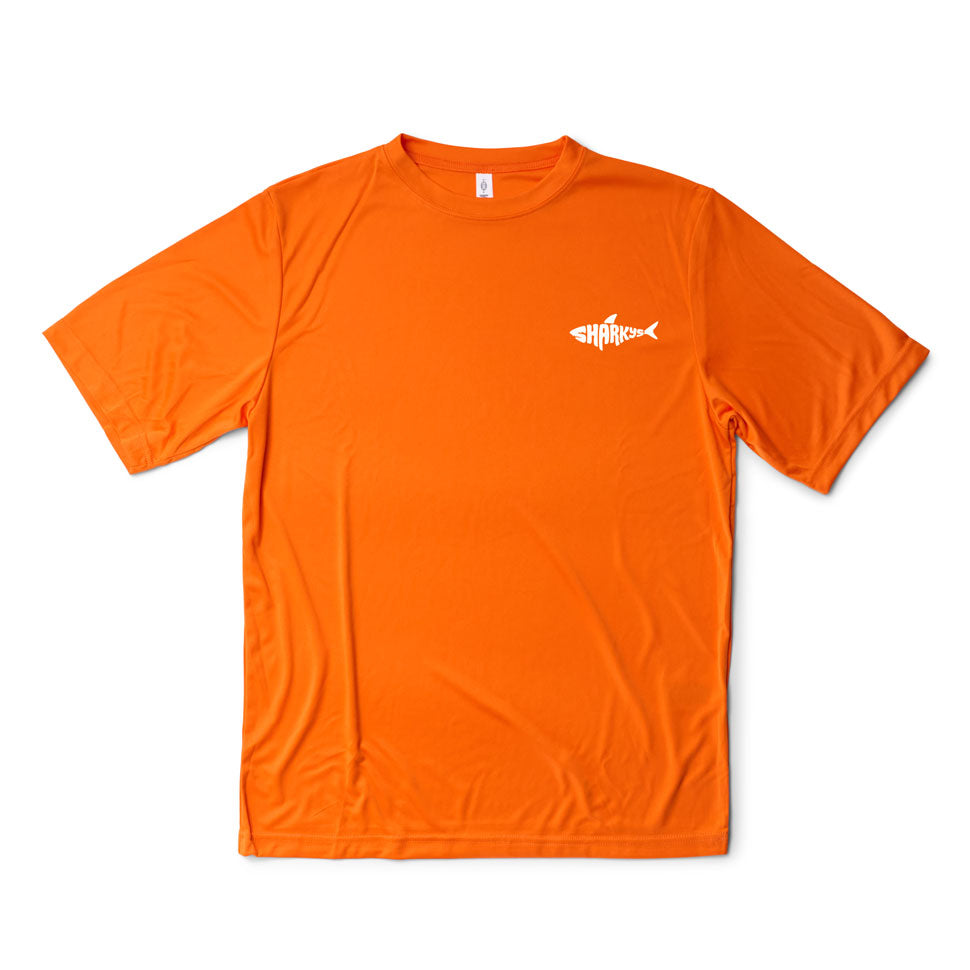 Sharky's Men's Logo Zone Performance T-Shirt