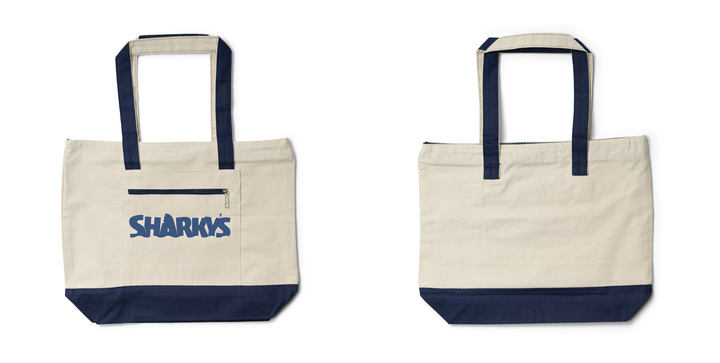 Sharky's Logo 19 L Zippered Tote