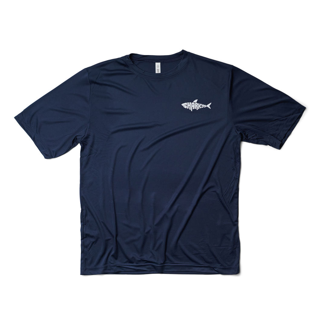 Sharky's Men's Logo Zone Performance T-Shirt